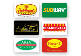 Food in train from Resturant brands